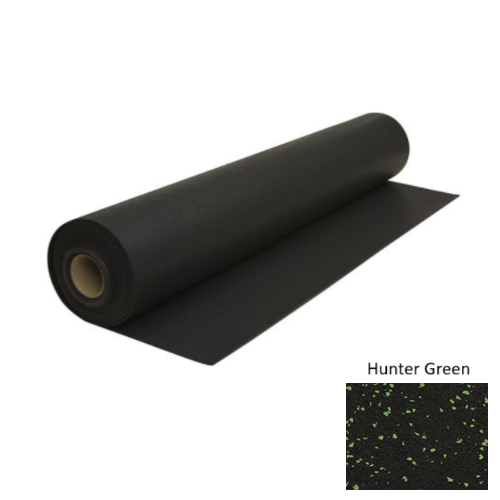 Recoil Rubber Hunter Green Fitness Flooring Urethane 1