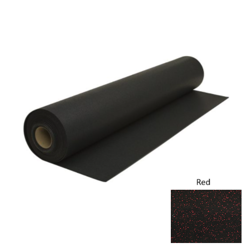 Recoil Rubber Red Fitness Flooring Urethane 1