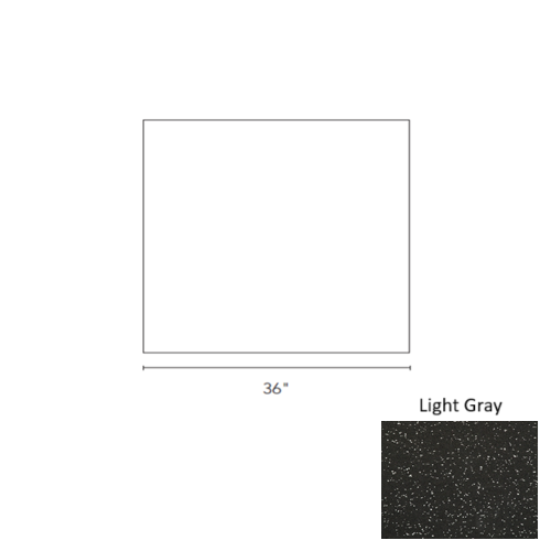 Recoil Rubber Light Gray Fitness Flooring Square Edge Tile Urethane 1