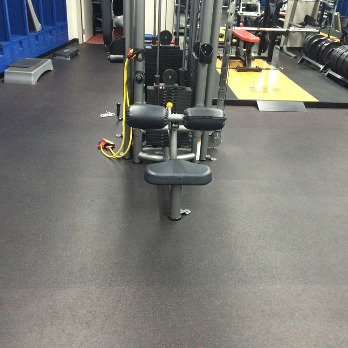 Recoil Rubber Black Fitness Flooring Urethane 3