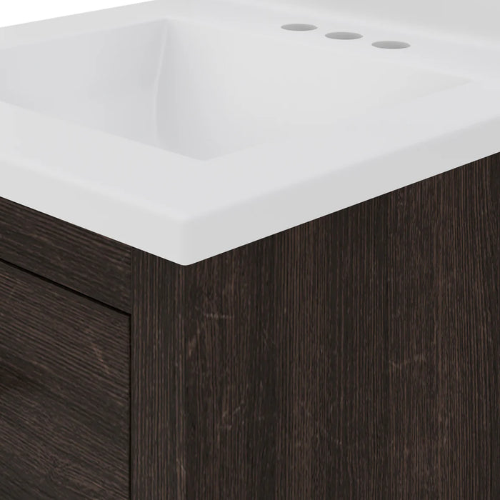 Reese Wood Mocha Bathroom Vanity Mocha 1