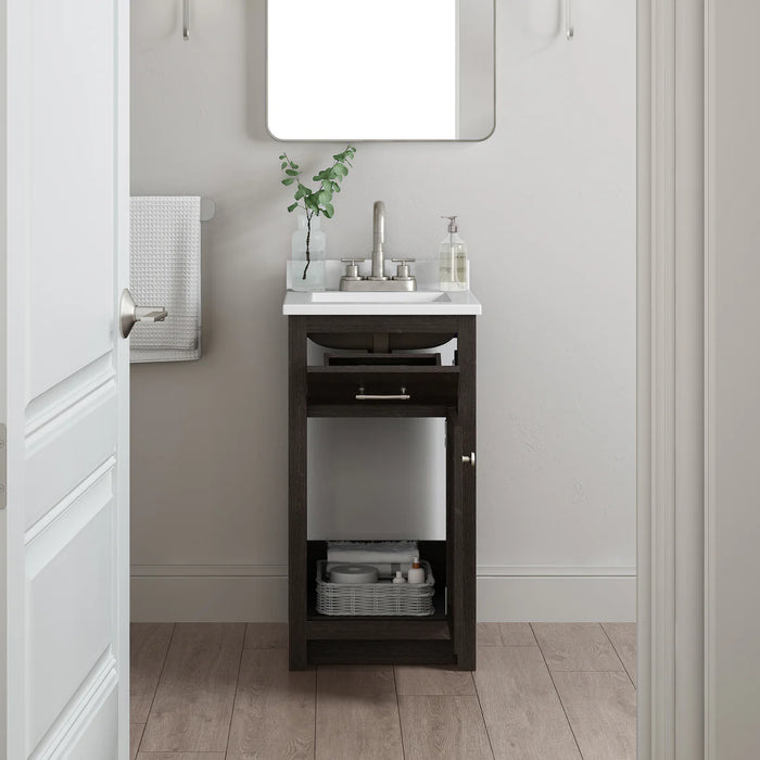 Reese Wood Mocha Bathroom Vanity Mocha 11