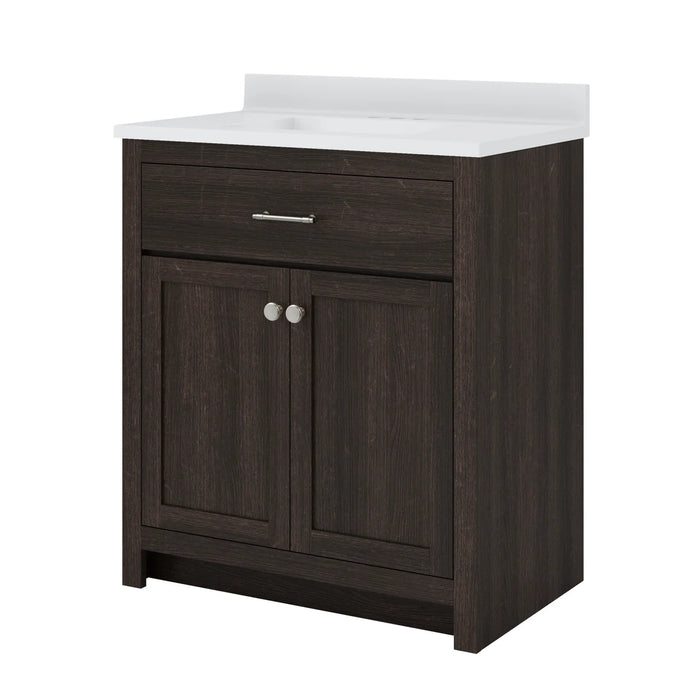 Reese Wood Mocha Bathroom Vanity Mocha 3