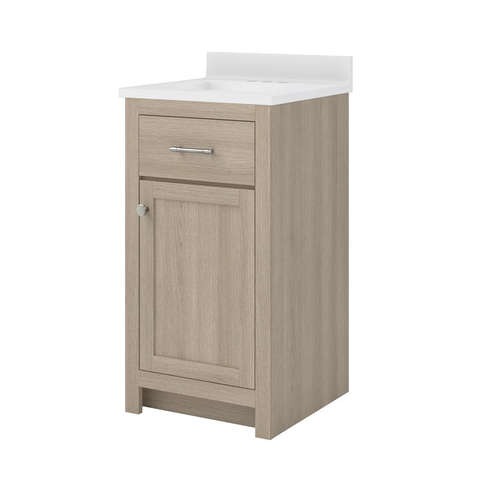 Reese Wood Light Oak Bathroom Vanity Light Oak 5