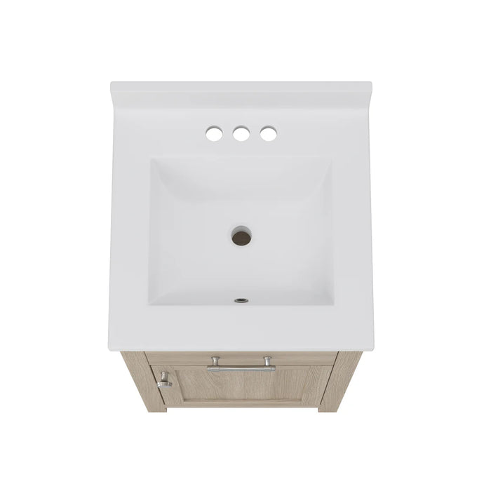 Reese Wood Light Oak Bathroom Vanity Light Oak 7