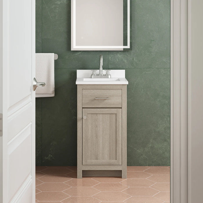 Reese Wood Light Oak Bathroom Vanity Light Oak 10