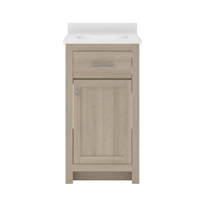 Reese Wood Light Oak Bathroom Vanity Light Oak 4