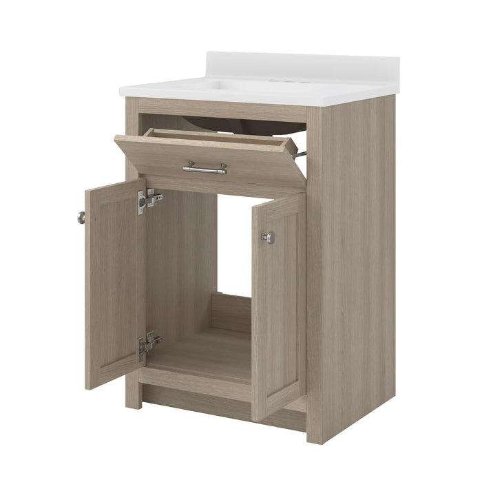 Reese Wood Light Oak Bathroom Vanity Light Oak 4