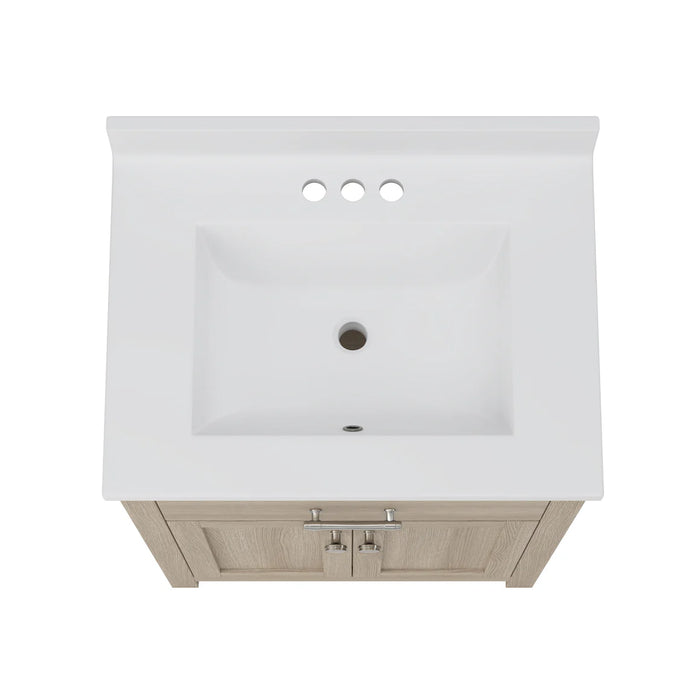 Reese Wood Light Oak Bathroom Vanity Light Oak 6