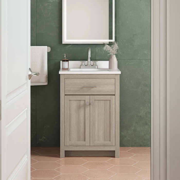 Reese Wood Light Oak Bathroom Vanity Light Oak 8