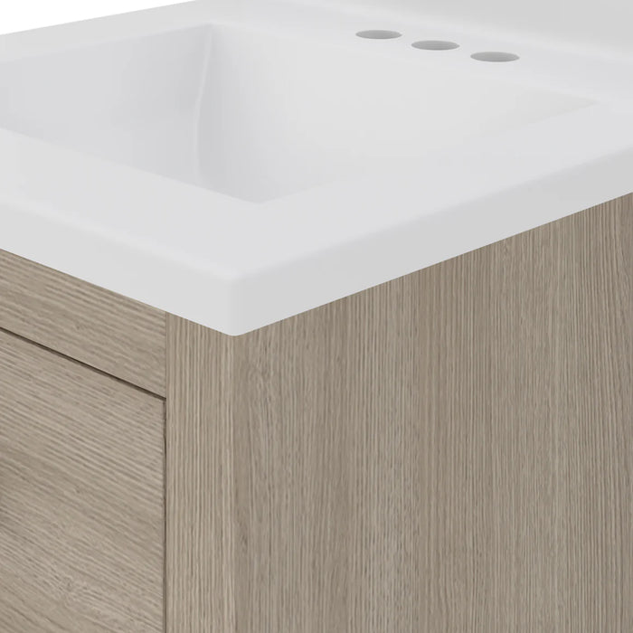 Reese Wood Light Oak Bathroom Vanity Light Oak 1