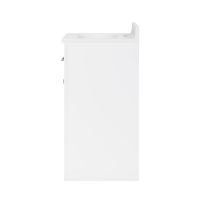 Reese Wood White Bathroom Vanity White 8