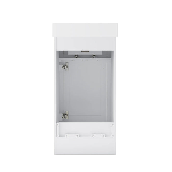 Reese Wood White Bathroom Vanity White 9