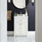 Reese Wood White Bathroom Vanity White 7