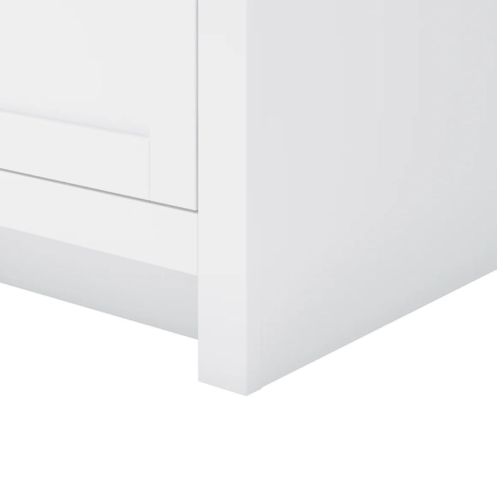 Reese Wood White Bathroom Vanity White 2