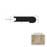 Reserve Coastal Fog Hardwood Moulding / Trim - 3" x 90" Flush Stair Nose