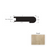 Reserve Pearl Hardwood Moulding / Trim - 3" x 90" Flush Stair Nose