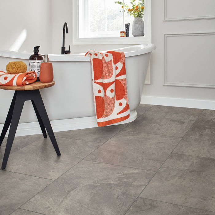 Vinyl Coastal Fog Vinyl Tile Polyurethane 3 3
