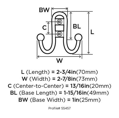 Basic Zinc Silver Hook 2