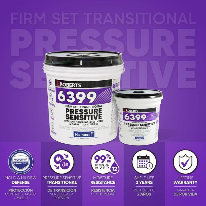 Roberts 6399 Acrylic Polymer Adhesive No Finish 2
