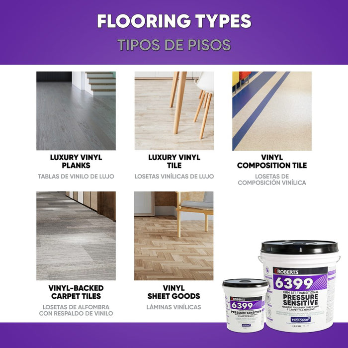 Roberts 6399 Acrylic Polymer Adhesive No Finish 3