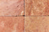 Full Tile Sample - Rojo Travertine Tile - 6" x 6" x 3/8" Tumbled