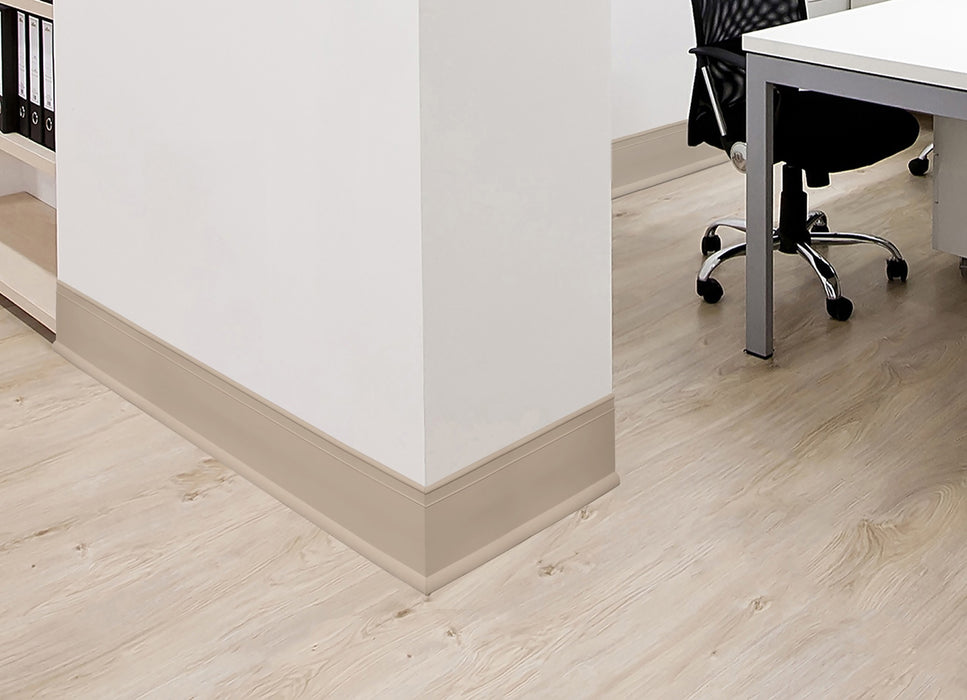 Contours Rubber #90 Intrigue Flax Profiled Wall Base Satin 3