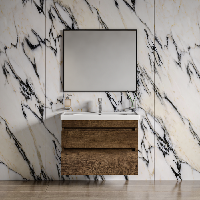 Niagara Wood Rosewood Bathroom Vanity Rosewood 2