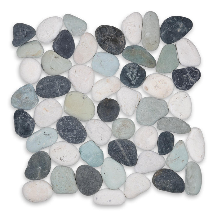 Round Jervis Matte Natural Stone Pebble - 11 3/4" x 11 3/4" x 3/8"