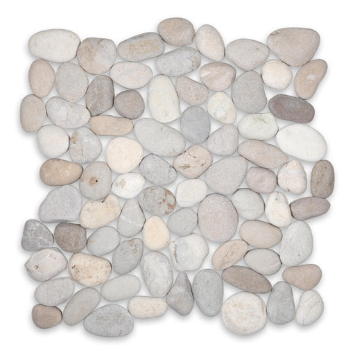 Round Shadow Matte Natural Stone Pebble - 12" x 12" x 3/8"