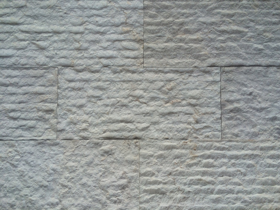 Split Face Royal Beige Bone Limestone Veneer - 8" x 18"