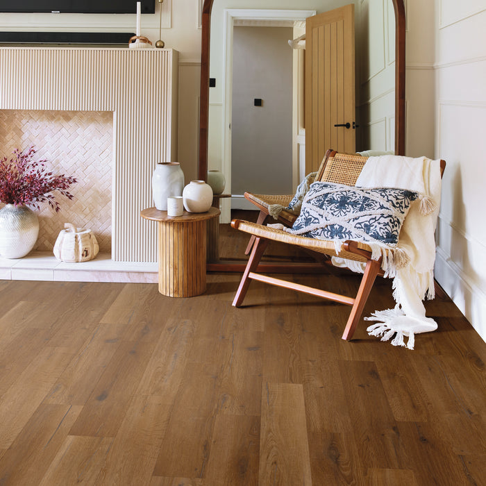 Vinyl Russet Character Oak Vinyl Tile Polyurethane 3 3