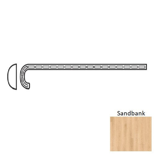 Colonial Vinyl Sandbank Csand Stair Tread Urethane 1