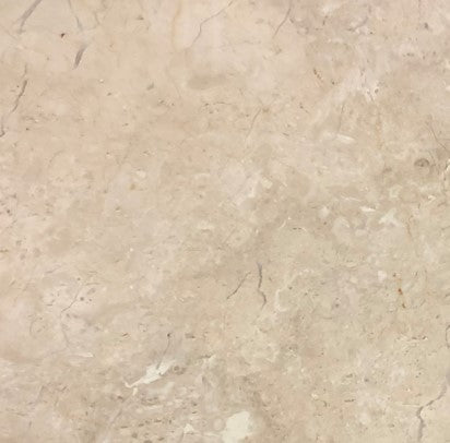 Full Tile Sample - Sandy Beige Marble Tile - 12" x 12" x 3/8" Polished