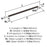 Esquire Zinc & Stainless Steel Satin Nickel / Oil Rubbed Bronze Appliance Pull 5