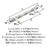 London Zinc Satin Nickel / Polished Chrome Cabinet Pull 9