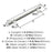 London Zinc Satin Nickel / Polished Chrome Cabinet Pull 10
