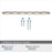 London Zinc Satin Nickel / Polished Chrome Cabinet Pull 11