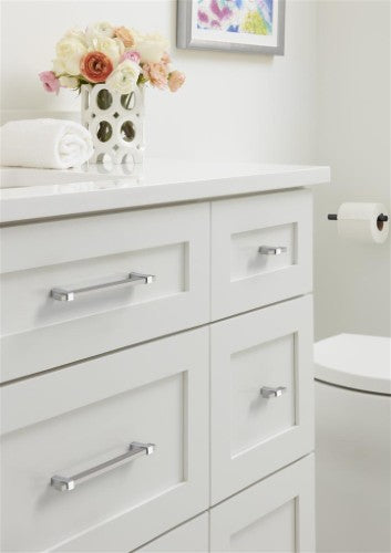 Mulino Zinc Satin Nickel / Polished Chrome Cabinet Pull 20