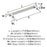 Mulino Zinc Satin Nickel / Polished Chrome Cabinet Pull 11