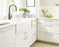 Overton Zinc & Aluminum Satin Nickel / Polished Chrome Cabinet Pull 6