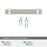 Overton Zinc & Aluminum Satin Nickel / Polished Chrome Cabinet Pull 5