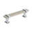 Overton Zinc & Aluminum Satin Nickel / Polished Chrome Cabinet Pull 1