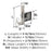Burbank Zinc Satin Nickel / Polished Chrome Hook 2