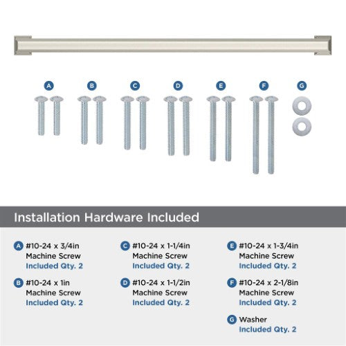 Appoint Zinc Satin Nickel Appliance Pull 6
