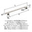 Radius Stainless Steel Satin Nickel Appliance Pull 4