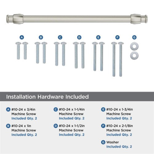 Winsome Zinc Satin Nickel Appliance Pull 7