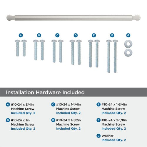 Ballard Zinc Satin Nickel Appliance Pull 6