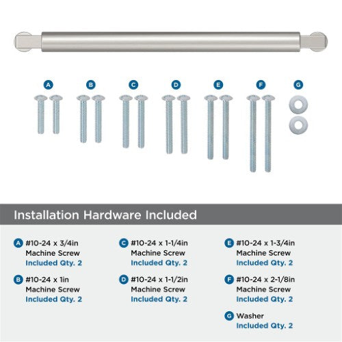 Balon Zinc Satin Nickel Appliance Pull 5