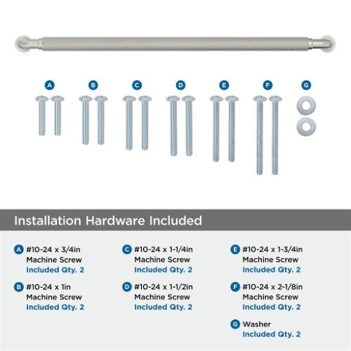 Collet Zinc Satin Nickel Appliance Pull 6